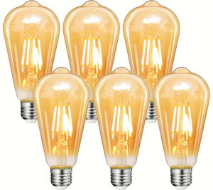 Tengyuan LEDd tBgd e26 GW\d 40W` d dF 2700K 470lm 4W S^Cv GW\v ST64 Ao[KX F ߐF g A