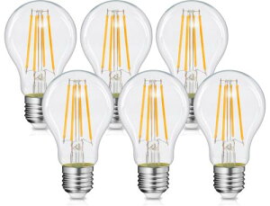 Tengyuan LEDd GW\d E26 tBgd 60W` dF 6W 820lm ȃGl g y_g X^h VfA uPbgȂǓKp NA^Cv Px AbvO[h 