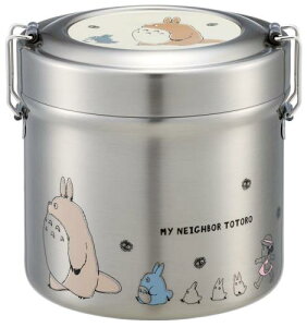 スケーター(Skater) 保温 保冷 真空 ステンレス 丼型 弁当箱 DX 640ml 超軽量 抗菌 となりのトトロ 行進 スタジオジブリ STLB2DXAG-A