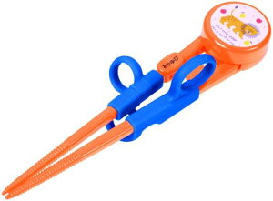 スケーター(Skater) 子供用 トレーニング箸 練習箸 14cm ハイマイズー 対象年齢2~7才 右手用 つまみやすい四角い箸先 ADXT1-A