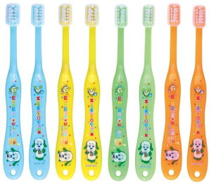 スケーター (skater) 歯ブラシ 乳児用 0-3才 やわらかめ 8本入 いないいないばあっ 15cm TB4SE-A