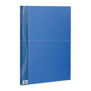 ナカバヤシ A3クリアブック 20ポケット ベーシックカラー ブルー CB1012B-N