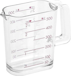 和平フレイズ 調理器具 計量カップ ジー・クック 500ml シルバーローズ 食洗器対応 日本製 GC-261