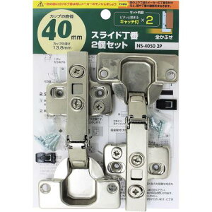 aCY(Waki Sangyo) XCh SԂ  HI 2Zbg Vo[ Jbva40mm NS-4050-2P