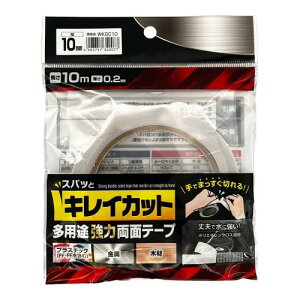 aCY(Waki Sangyo) ʃe[v Ő؂ pr  XpbƃLCJbg 10mm 10m 0.2mm WKGC10