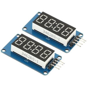 PATIKIL LEDfBXvCfW^ 2 4s4 ʃAm[h LEDfBXvCW[ hCo[`bvt TM1637 dqhCop bh