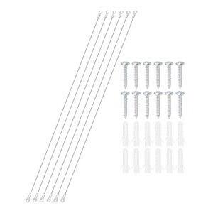 PATIKIL C[ ZLeB C[[v lWEACbgt XeX ]|h~ h~ ݂艺 Xe[WCgŒp 1.5mm x 100cm 6{Zbg