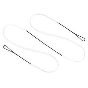 PATIKIL リカーブボウストリング アーチェリーボウストリング交換用 14 ストランド ロングボウストリング ユニバーサルアーチェリー用具用 ホワイト AMO 68 (実際は 64 )