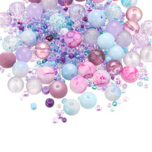 PATIKIL 2-8mm A\[ebhKXr[Y NbN荻ۃr[Yȃ[sAXy[T[V[hr[YoN ΃CLODIYuXbgNtglbNXp̌t 