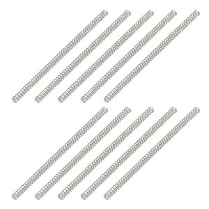 PATIKIL ���k�΂� 0.3x2x40 mm �X�v�����O �����o�l 304�X�e�����X�| �@�B�������o�l �H�� DIY�v���W�F�N�g �C���p 10��