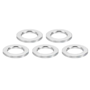 PATIKIL M12アルミニウムスペーサー 5個セット メタルスペーサー アルミニウム製 12.5mm ID x 20mm OD x 2mm L アルミニウムスペーサースクリュースタンドオフ 1/2またはM12スクリューボルト用