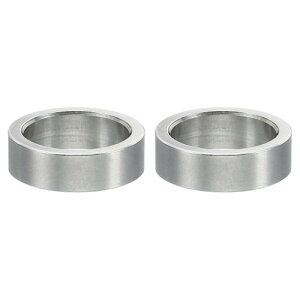 PATIKIL M12XeXXy[T[ 2 ^Xy[T[ XeXX`[ 12.2mm ID x 16mm OD x 5mm L 1/2܂M12lWp Xy[T[XN[X^hIt