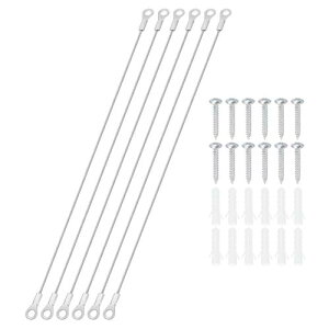 PATIKIL C[ ZLeB C[[v lWEACbgt XeX ]|h~ h~ ݂艺 Xe[WCgŒp 1.5mm x 30cm 6{Zbg