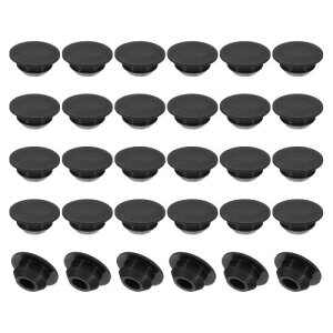 PATIKIL 8mm���a �V���R�������E���h�X�i�b�v 30�Z�b�g �^�C�v���b�N�Ƌ�p�z�[���v���O�{�^�� �L���G�b�W�ی�J�o�[ 8mm�z�[���ɓK�� ��