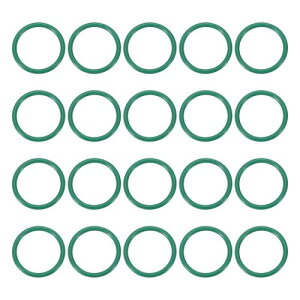 PATIKIL oリング ゴムパッキン オーリング 16.5mm外径 13.5mm内径 1.5mm幅 20個 耐熱 耐油 防水 FKMシーリング エアコン交換 汎用 水道 配管 蛇口 自動車 圧縮機バルブ修理 緑