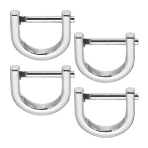 PATIKIL 15mm D�����O�˂����݃V���b�N�� 4�� �z�[�X�V���[U���^D�����O�����������~�`�o�b�N�� ���z�L�[�`�F�[���J���[�A�N�Z�T���[�N���t�g�p�����i �V���o�[