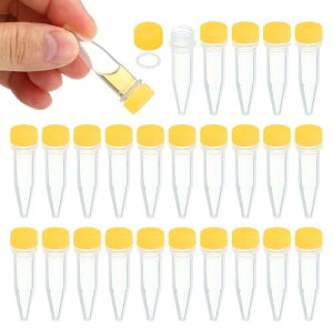 PATIKIL 1.5ml vX`bN 25 ȓ ڐte ˂Lbvt  Ȋw CG[Lbv