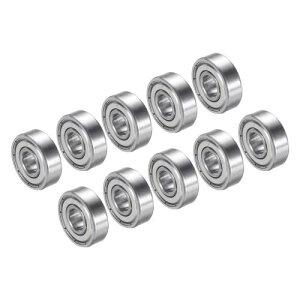 PATIKIL 8x22x7mm XP[g{[hxAO 10pbN 608ZZ X`[{[xAO _uo[V[h ~j`A XN[^[ [[XP[gp Vo[