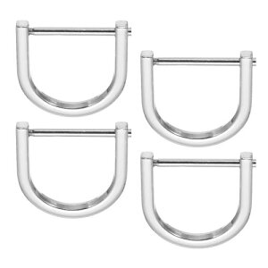 PATIKIL 25mm D�����O�˂����݃V���b�N�� 4�� �z�[�X�V���[U���^D�����O�����������~�`�o�b�N�� ���z�L�[�`�F�[���J���[�p�������i�N���t�g �V���o�[