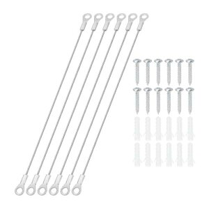 PATIKIL C[ ZLeB C[[v lWEACbgt XeX ]|h~ h~ ݂艺 Xe[WCgŒp 1.5mm x 20cm 6{Zbg