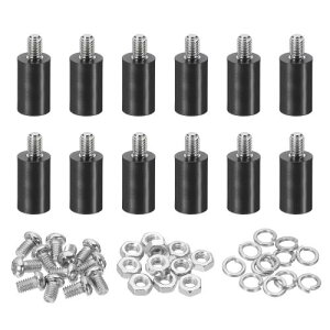 PATIKIL M4x15mm PCB T|[gXy[T[ 12 Zbg 15mm/0.59 T|[g PCB X^hIt ≏ X^hJ tbgwbh vX`bN T|[g PCB PC {[h X^C 2