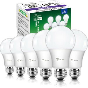 Tengyuan LEDd E26 9W 60W` F 6500K 900lm Lz Px F ȃGl `Ή fMގ{HΉ s 6