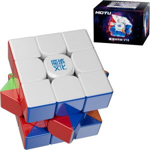 Moyu WRM V10 ���Γ��� 3x3x3 ���Z�p�L���[�u �������؃p�^�[�����C�y�� �X���[�Y���ᑛ���A�b�v 8���e������ ������\�� �X�e�b�J�[���X ���������Ҍ��� �����ŃX���[�Y3x3�L���[�u �v���I��WC