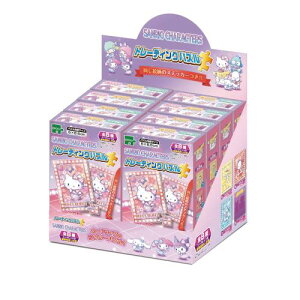 エポック社(EPOCH) トレーディングカードサイズのジグソーパズル 58-203 トレーディングパズル サンリオキャラクターズ 24/35/63ピース (6×8.6cm) 8個入りBox 見本ステッカー付き 透明シール付