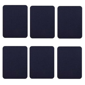 YFFSFDC 補修パッチ アイロン6枚セット長方形9.5cm×12.5cm アイロン接着 貼付パッチ リペア ダウンジャケット コート着 衣類の補修 テント 寝袋 布製 衣類 服の補修に DIY 手芸 自由にカット (ネイ