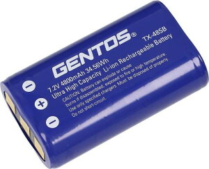 GENTOS(�W�F���g�X) LED �w�b�h���C�g TX�V���[�Y TX-D434R�p ��p�[�d�r TX-48SB