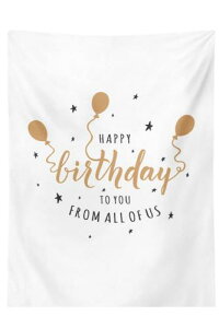 YFFSFDC o[Xf[^yXg[ a t o[Xf[ Happy Birthday  Ǌ| tHg|X^[ ʐ^wi 100×70cm i`ł j LOʐ^ n[to[Xf[ j̎q 