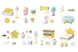 [g TI LittleTwinStars PASTEL SWEETS ROOM 1BOX H115×W70×D50mm PVCABS