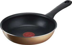 オンライン ティファール フライパン 20cm ガス火専用 PFOAなどの有害物質不使用 こびりつきにくさ長持ち 「ハニーゴールド フライパン」 B58602