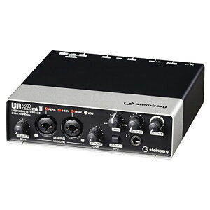Steinberg �X�^�C���o�[�O 2x2 USB2.0 24bit/192kHz �I�[�f�B�I�C���^�[�t�F�[�X UR22mkII