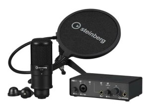 X^Co[O Steinberg USB2.0 I[fBIC^[tFCX 24bit/192kHz |bhLXgpbN }CNE|bvK[hEOrZbg IXO Podcast Pack IXO12 B PS PACK