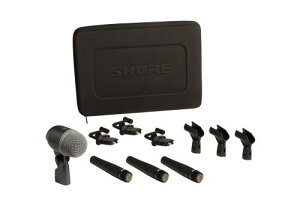 SHURE �V���A �h�����p�}�C�N�L�b�g (SM57×3�{, BETA52×1�{, �}�E���g�L�b�g, �L�������O�P�[�X�t��) DMK57-52-J �������K�i/���[�J�[�ۏ�2�N