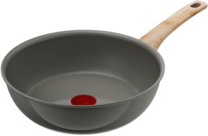 ティファール セラミックコーティング 深型 フライパン 26cm IH ガス火対応 PFOAなどの有害物質不使用 なめらかな使い心地 こびりつきにさ長持ち 「IHセラミックグライド アースグレー ディー