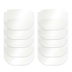 プラス フェイスシールド メガネタイプ フェイスシールド 専用交換シールド10枚 89-472 FG-030FS-10P