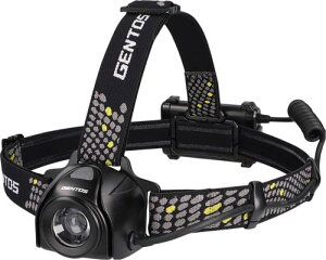 GENTOS(�W�F���g�X) LED �w�b�h���C�g ���邳550���[����/���p�_��8����/�㕔�F���� �P3�`�d�r3�{�g�p �w�b�h�x�C�_�[ HV-033HD