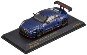  CARNEL 1/64 jbT GT-R jX GT3 (R35) 2015 Blue Metallic i