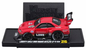 Maisto �}�b�X�� �}�V�[���Y �V���[�Y 1/64 MM Liberty Walk 1999 �j�b�T�� �X�J�C���C�� GT-R R34 ���b�h/�u���b�N �����i