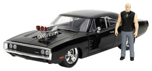 Jada Toys ワイルドスピード シリーズ 1/24 FF ダッジ チャージャー R/T ブラック ドミニク フィギュア付 完成品