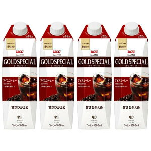 UCC S[hXyV ACXR[q[ ÂЂ pbN R[q[ 1000ml×4{