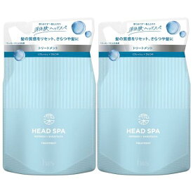 hs 深体験ヘッドスパ トリートメント 詰め替え 350gx2 リフレッシュ×さらつや エイチアンドエス まとめ買い