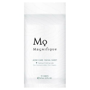 医薬部外品 マニフィーク アクネケア フェイシャルシート ふきとり化粧水 12枚入 magnifique KOSE