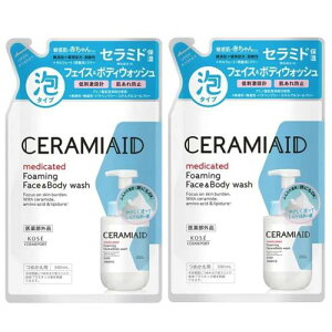 セラミエイド薬用ボディウォッシュ替え ボディソープ 日本製 380ml 2個セット 無香料 無着色