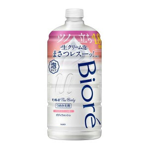 大容量 ビオレu ザ ボディ 〔 The Body 〕 泡タイプ ブリリアントブーケの香り つめかえ用 780ml 「高潤滑処方の生クリーム泡」 ボディソープ 華やかなブリリアントブーケの香り