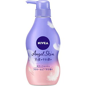 花王 ニベア エンジェルスキン ボディウォッシュ フラワーピーチの香り 本体 480ml × 2個セット