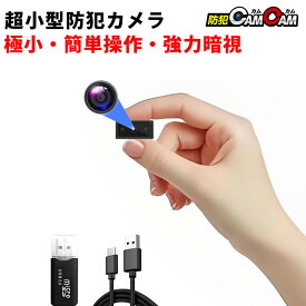 防犯カメラ 小型 屋内 室内用 小型カメラ 超小型 MC-MC198 高画質 小型防犯カメラ 監視カメラ 浮気調査 証拠撮影 防犯カムカム