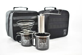 5050WORKSHOP ( フィフティフィフティワークショップ ) PORTABLE COFFEE SET Ver.2 | コーヒー | コーヒーセット | アウトドア | キャンプ | BBQ | ピクニック | コーヒーミル | ドリッパー | マグカップ | セット | TR025-5WS-4373 | TR025-5WS-4374